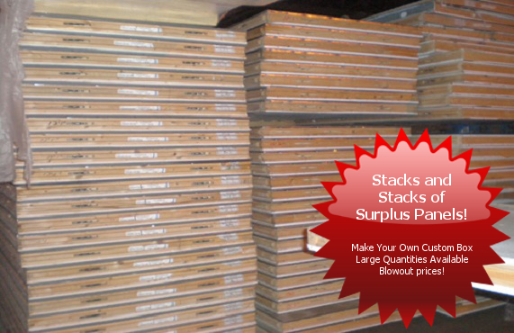 used cooler panels in stock, large quantities
