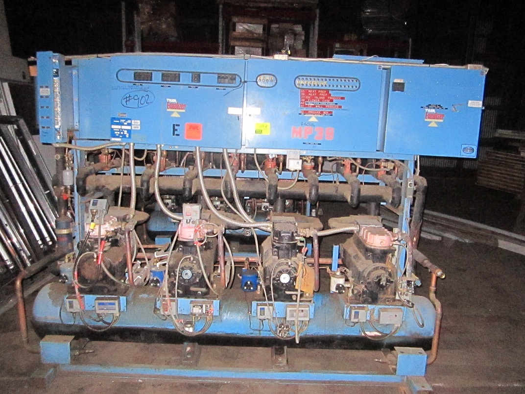 902, Tyler Model #: P4SM Horsepower: 35. Temperature: Medium Voltage: 208/230/3 Ph Refrigerant: R-12