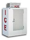 Leer L40 Outdoor Bagged Ice Solid Door Storage Cabinet holds 175, 10lbs. bags.