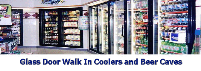 Glass Door Walk In Coolers and Beer Caves