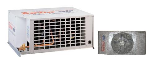 Turbo Air TH010LR404A2 1 HP Low Temp Hermetic Refrigeration System w/ Matching LED042B 4,200 BTU Evaporator Blower