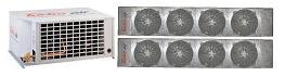 Turbo Air TS050MR404A2 5 HP Medium Temp Scroll Refrigeration System w/ 2 Matching ADR218A 21,800 BTU Evaporator Blowers