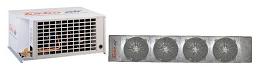 Turbo Air TS030MR404A2 3 HP Medium Temp Scroll Refrigeration System w/ Matching ADR218A 21,840 BTU Evaporator Blower