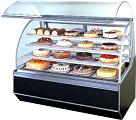 Turbo Air 4' Curved Glass Dry Bakery Case