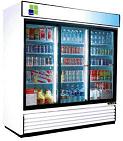 Turbo Air 3 Sliding Glass Door Cooler 69 cu/ft.