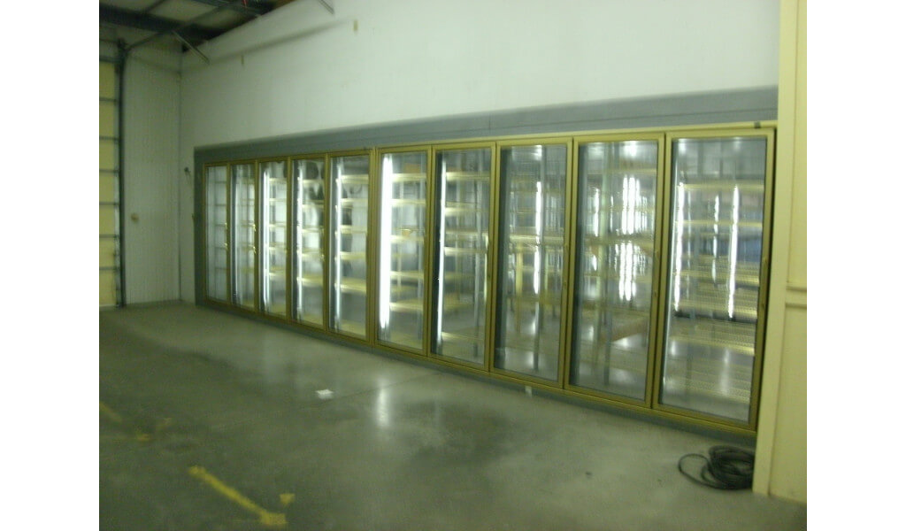 26 Door L-shaped Walk-In Cooler