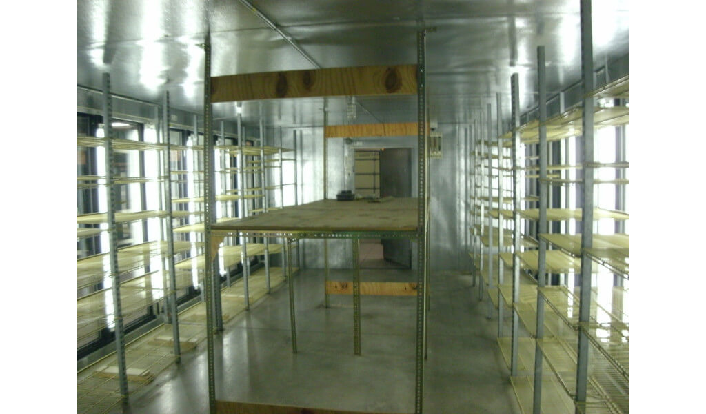 26 Door L-shaped Walk-In Cooler